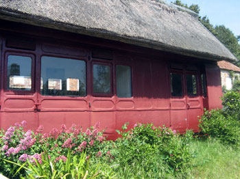 Thatched railway carriage - Jim's photo