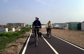 Brand-new cycle track 