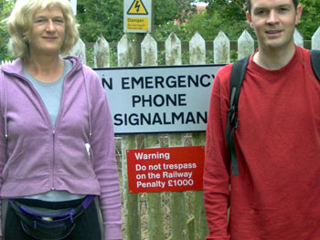 Tessa and Neil living dangerously! 