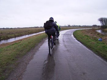 Single-file through the Pevensey Levels 