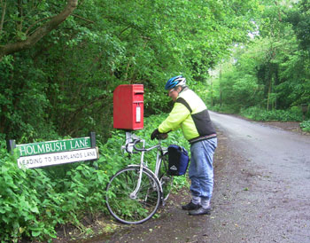 Ian consults planning notice predicting temp closure of our route 