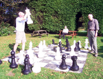 Victory for Mick in the first Clarion Chess Challenge 