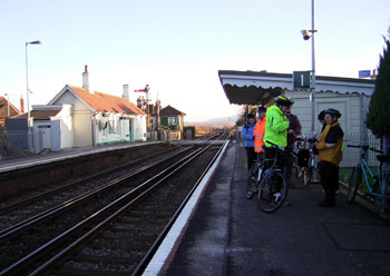 Waiting for the train home