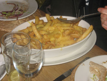 Small portion of cheesy chips! 