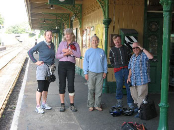 After lunch, at Horsted Keynes station