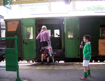 Into the Guard's van