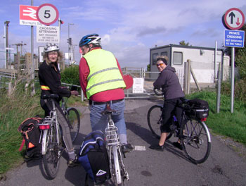 At Norman's Bay level crossing 