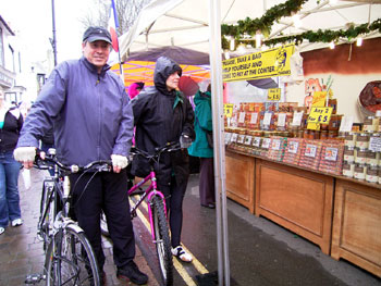 Richard and Sharen at the continental market