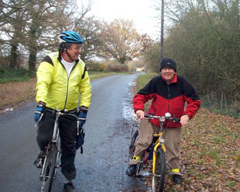 Ian and Fred approaching Blackstone - Anne's photo 