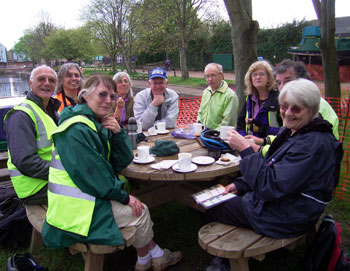 Tea at the Basin cafe