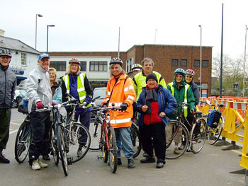 Leon's timer group shot at the start