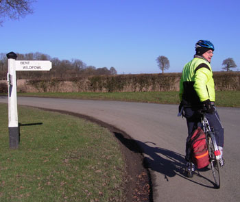 Ian on the lookout for 'bent wildfowl'! 