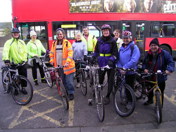 The start at Horley station