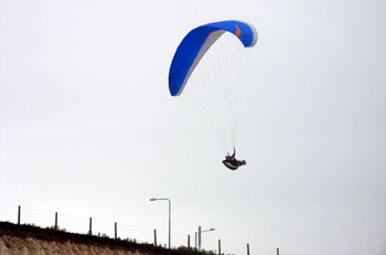 Paraglider over the cliffs - Jim's photo 