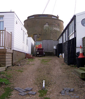 A Martello tower 