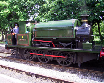 Saddle tank at the Lavender Line 