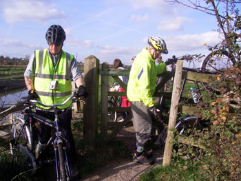 Negotiating a difficult stile 