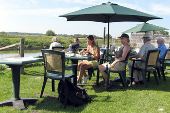 Tea by the river