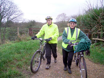 Roger and Joyce near the top 