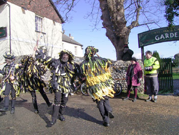 Joyce and Ian watch the Old Star Morris