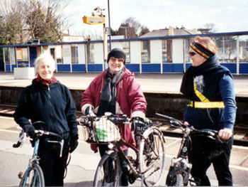 Hassocks staion with Sue, Joyce and Liz – Ian's photo 