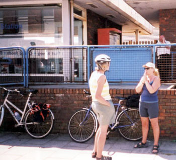 Tessa and Marilyn at Polegate station 