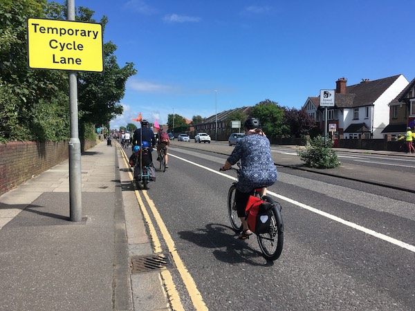 the A270 from Hove Park to Portslade