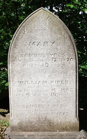 Samuel's grave